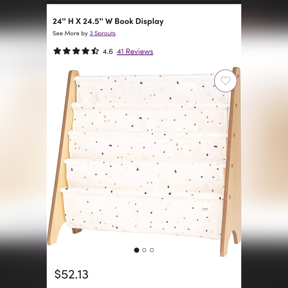 Baby bookcase, kids bookcase